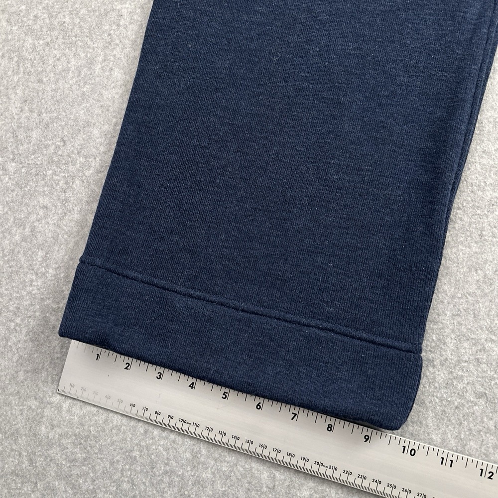 NEW Smartwool Recycled Terry Wide Leg Crop Sweatpants Womens S Dark Denim Blue‎ - Picture 9 of 11